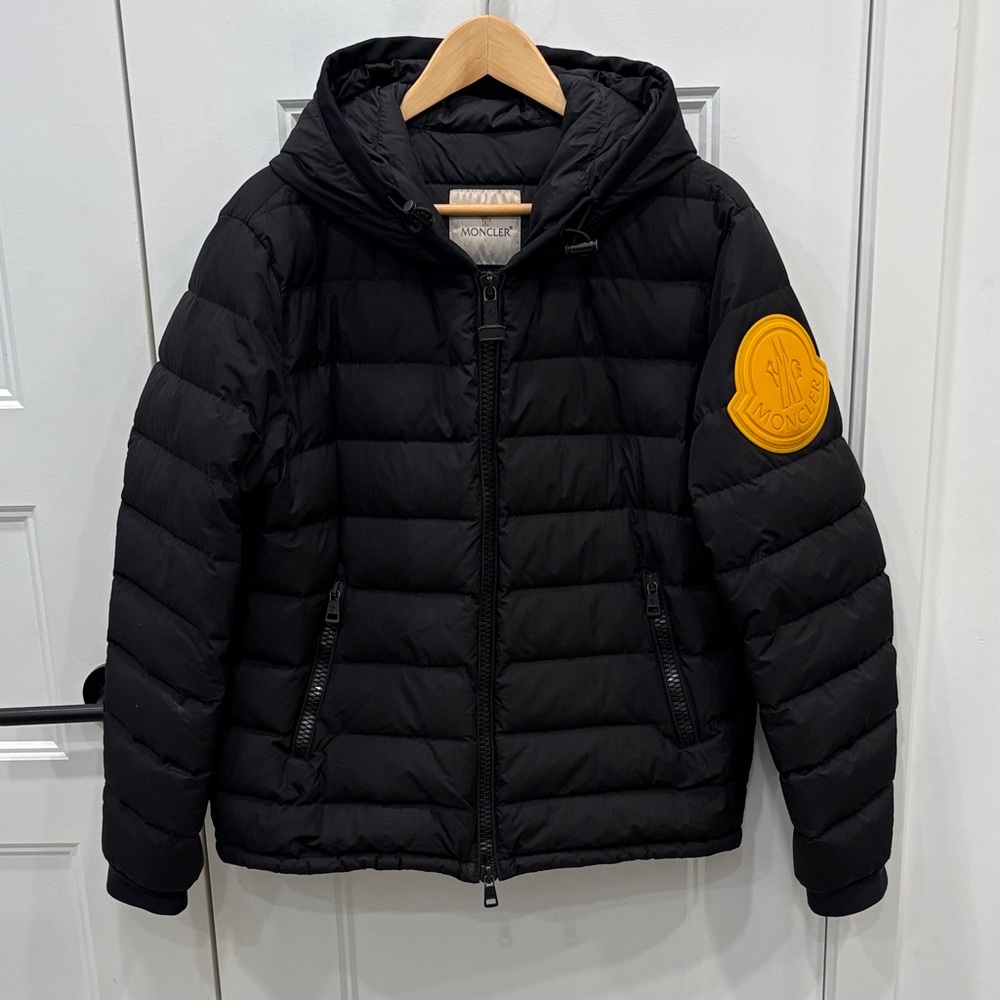 Moncler x Off White Black Puffer Jacket